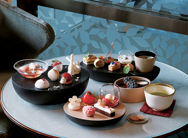 パレスホテル東京　アフタヌーンティーで丸岡家の和菓子が登場します